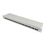ALLNET ALL95112 Protector de Sobretensión y Rayos 24 Puertos Ethernet PoE, Montaje en Rack, Metal Gris, Cat 6