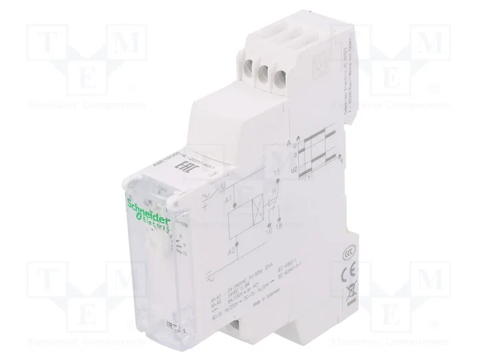 SCHNEIDER ELECTRIC Relé de tiempo ACTI9 0,1s÷100h SPDT 250VAC/8A SCHNEIDER ELECTRIC Relé de tiempo ACTI9 0,1s÷100h SPDT 250VAC/8A