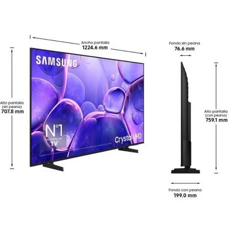 Televisor samsung tu55u8005fu 55 4k ultra hd led smart tv negro