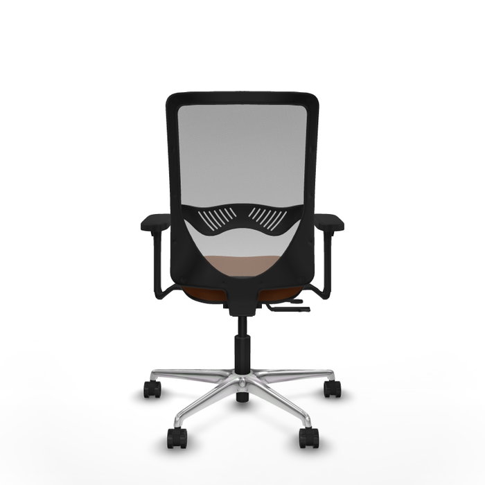 PIQUERAS Y CRESPO Silla de oficina Zulema Marrón y Gris con mecanismo Sincro/Traslack PIQUERAS Y CRESPO Silla de oficina Zulema Marrón y Gris con mecanismo Sincro/Traslack