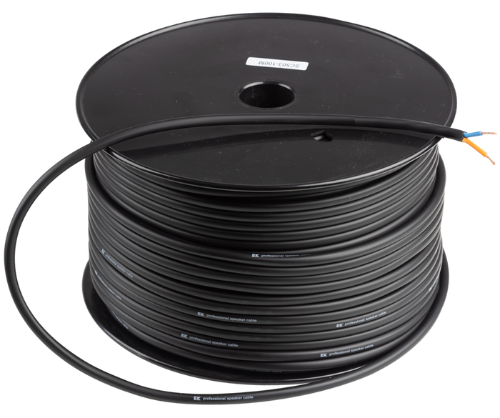 Bobina de Cable para Altavoz de 100 m Bobina de Cable para Altavoz de 100 m