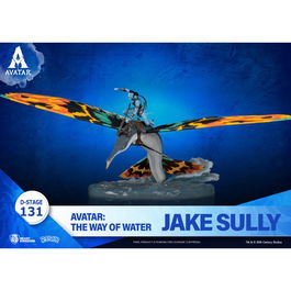 Beast Kingdom Figura D-Stage Avatar 2 Jake sobre Skimwing - Figura de colección en PVC 30 cm