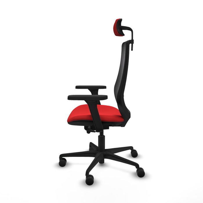 PIQUERAS Y CRESPO Silla de oficina Mardos Rojo y Negro