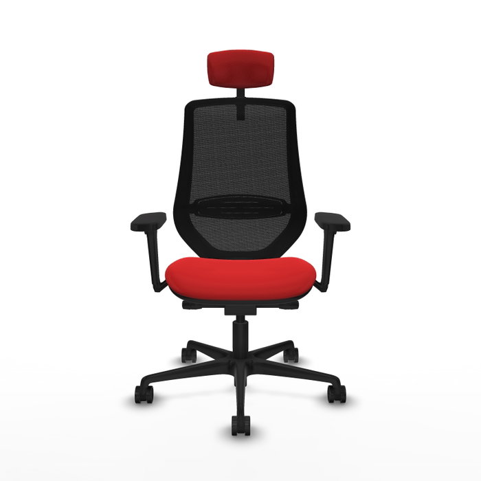 PIQUERAS Y CRESPO Silla de oficina Mardos Rojo y Negro