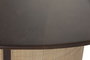 DKD Home Decor Mesa Redonda Comedor Sixties Marron Oscuro Natural 130 x 77 x 130 cm