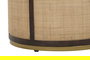 DKD Home Decor Mesa Redonda Comedor Sixties Marron Oscuro Natural 130 x 77 x 130 cm