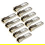 StarTech J8177C - Transceiver SFP Gigabit RJ45 1000Base-T Mini GBIC, Compatible con HP, Pack de 10 unidades
