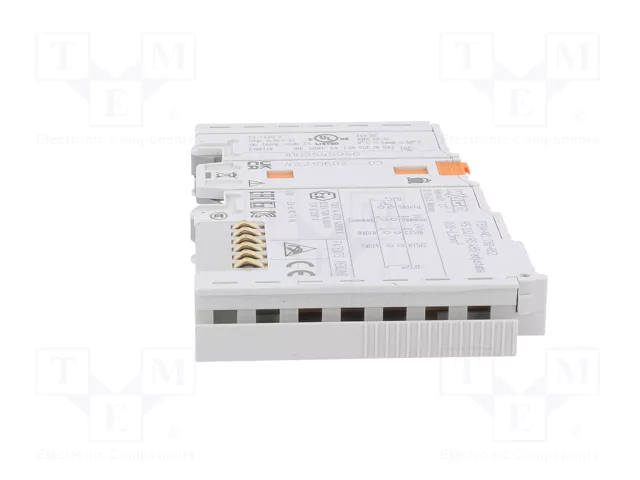 WAGO 750-652 Interfaz Serie RS-232C/RS-485 Gris Claro