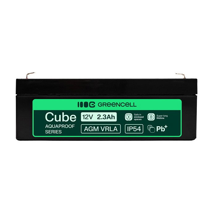 Green Cell AGM12V2-3AH-H Batería 12V 2,5Ah