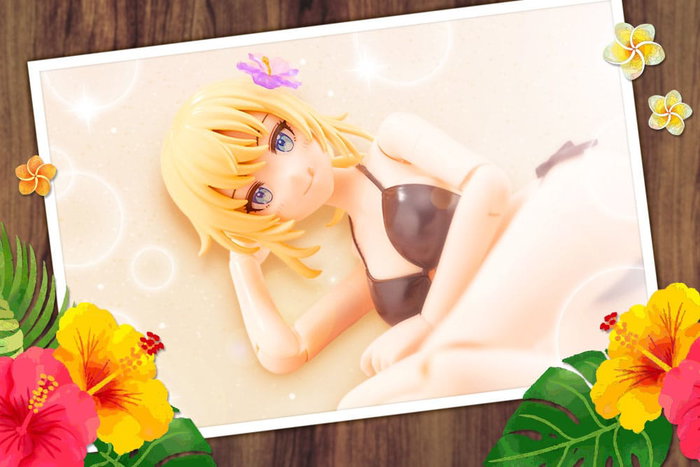 Sousai Shojo Teien Plastic Model Kit 1/10 Ritsuka Saeki (Swim Style) Hair Arrange Ver. 16 cm Sousai Shojo Teien Plastic Model Kit 1/10 Ritsuka Saeki (Swim Style) Hair Arrange Ver. 16 cm
