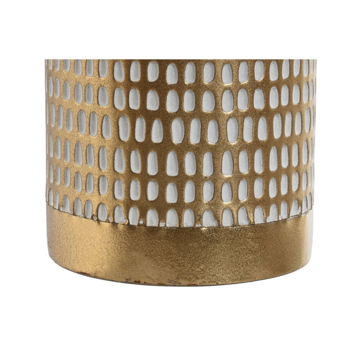 DKD Home Decor Jarrón de Metal Dorado 14,5x14,5x55,5 cm