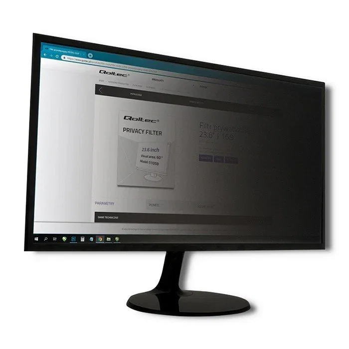 Qoltec 51061 Filtro de Privacidad 24 pulg 16:10 Qoltec 51061 Filtro de Privacidad 24 pulg 16:10