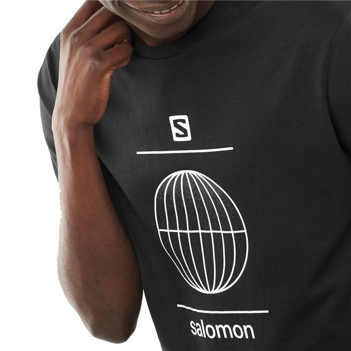 Camiseta de Manga Corta Hombre Salomon LC1963500 Negro