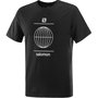 Camiseta de Manga Corta Hombre Salomon LC1963500 Negro