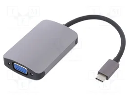 QOLTEC Adaptador USB 3.1 Negro