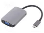 QOLTEC Adaptador USB 3.1 Negro