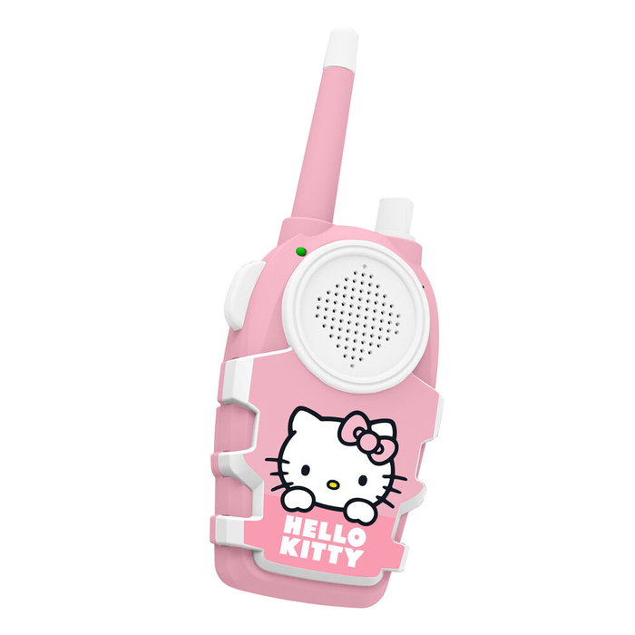 OTL TECHNOLOGIES Set Walkie Talkie Hello Kitty +3 años, Alcance 150m, Resistente y Ligero para Aventura Interior y Exterior