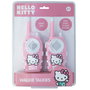OTL TECHNOLOGIES Set Walkie Talkie Hello Kitty +3 años, Alcance 150m, Resistente y Ligero para Aventura Interior y Exterior
