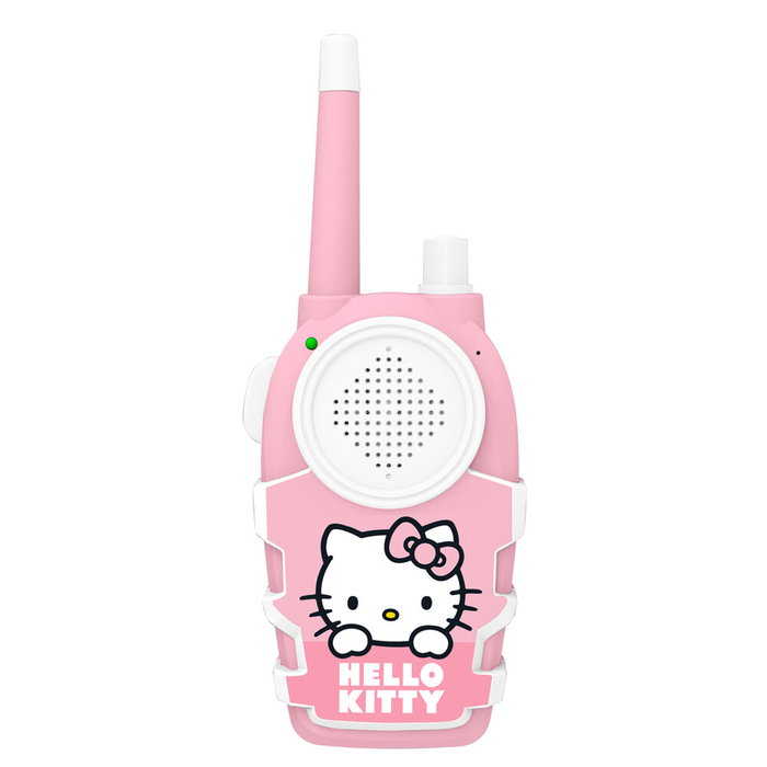 OTL TECHNOLOGIES Set Walkie Talkie Hello Kitty +3 años, Alcance 150m, Resistente y Ligero para Aventura Interior y Exterior