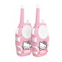 OTL TECHNOLOGIES Set Walkie Talkie Hello Kitty +3 años, Alcance 150m, Resistente y Ligero para Aventura Interior y Exterior