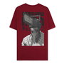 Chainsaw Man Camiseta Smile Bordeaux talla M