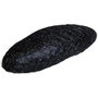 EuroStil Moño Relleno Grande Alargado Negro