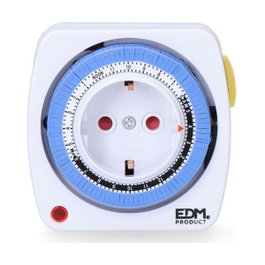 Edm Programador diario analógico compacto 230 v 16 a