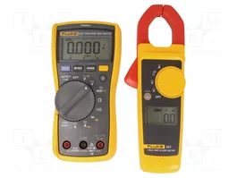 FLUKE Kit de Medición con Multímetro Digital FLK-117 y Pinzas FLK-323