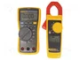 FLUKE Kit de Medición con Multímetro Digital FLK-117 y Pinzas FLK-323