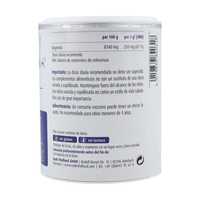 Raab Citrato de Magnesio en polvo 200g Raab Citrato de Magnesio en polvo 200g