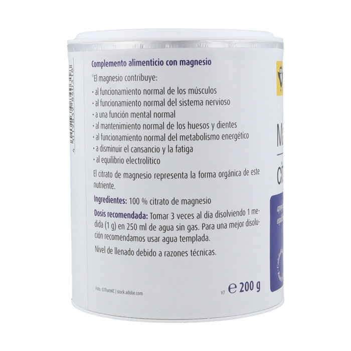 Raab Citrato de Magnesio en polvo 200g Raab Citrato de Magnesio en polvo 200g