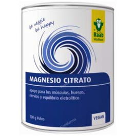 RAAB VITALFOOD Citrato De Magnesio Polvo 200Gr Vegano