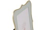 DKD Home Decor Marco de Fotos 13x18 Metal y Cristal Dorado