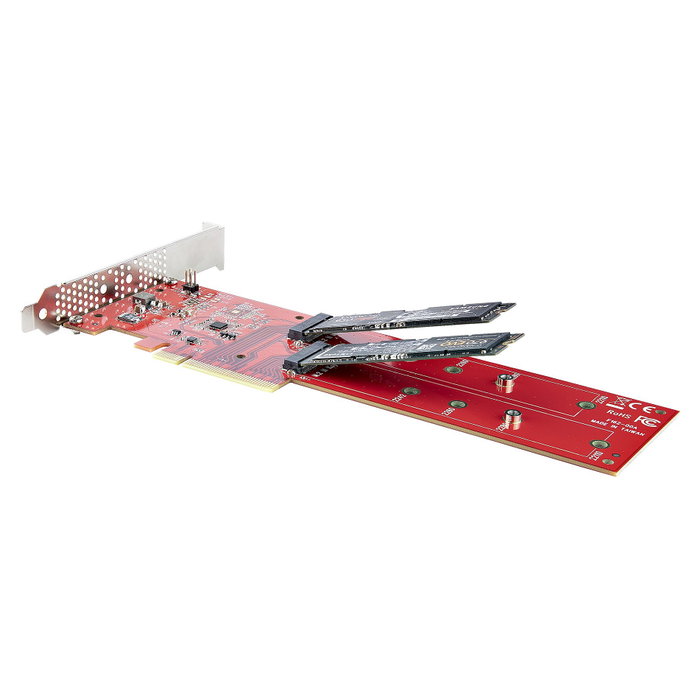 StarTech Tarjeta PCIe Adaptadora para 2 SSD M.2 NVMe o AHCI PCIe 4.0 StarTech Tarjeta PCIe Adaptadora para 2 SSD M.2 NVMe o AHCI PCIe 4.0