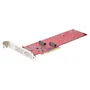 StarTech Tarjeta PCIe Adaptadora para 2 SSD M.2 NVMe o AHCI PCIe 4.0