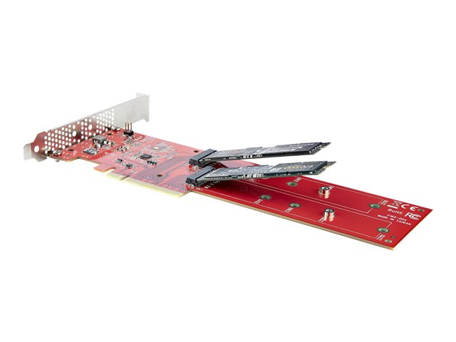 StarTech Tarjeta Adaptadora PCIe Dual M.2 NVMe AHCI a PCI Express 4.0 x8 x16 para SSDs M.2, 7.8Gbps por Unidad, 6493014h StarTech Tarjeta Adaptadora PCIe Dual M.2 NVMe AHCI a PCI Express 4.0 x8 x16 para SSDs M.2, 7.8Gbps por Unidad, 6493014h