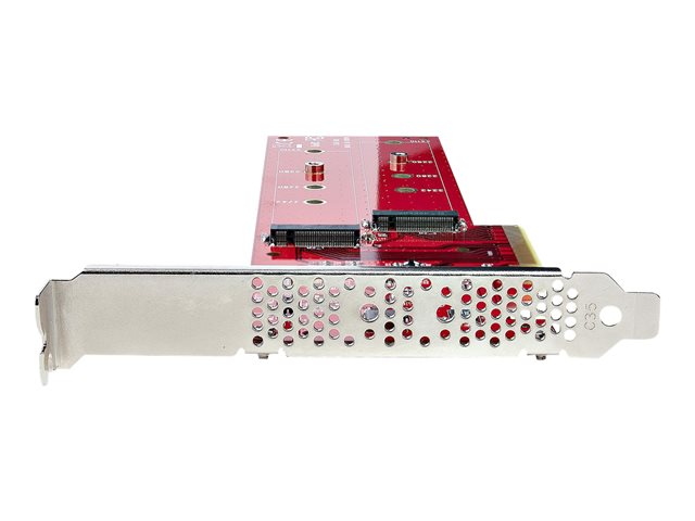 StarTech Tarjeta Adaptadora PCIe Dual M.2 NVMe AHCI a PCI Express 4.0 x8 x16 para SSDs M.2, 7.8Gbps por Unidad, 6493014h StarTech Tarjeta Adaptadora PCIe Dual M.2 NVMe AHCI a PCI Express 4.0 x8 x16 para SSDs M.2, 7.8Gbps por Unidad, 6493014h