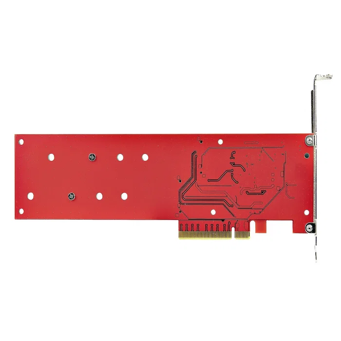 StarTech DUAL-M2-PCIE-CARD-B Adaptador PCIe para 2 SSD M.2 NVMe o AHCI - PCI Express 4.0 x8/x16 - Ranura Dual - Hasta 7.8 GBps - Incluye Soportes Ventilados