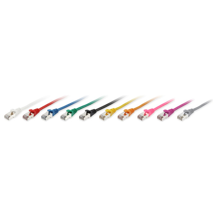 EQUIP Patch Cable Cat6A S/FTP 2xRJ45 2m Gris LSZH 606704 - 10GBase-T, PoE+, 10000 Mbit/s, 500 MHz, Halogen Free, Macho a Macho