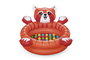 Bestway Piscina de Bolas Suelo Acolchado Hinchable Infantil Panda 107x94x58 cm +2 Años Interior y Jardin 52702