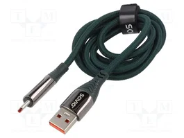 SAVIO Cable USB 2.0 de USB A a USB C, 1m, Negro