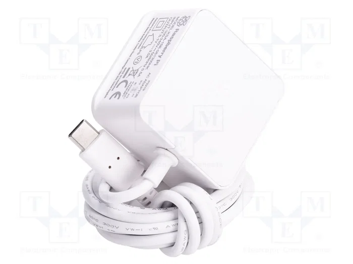 RASPBERRY PI Alimentador USB C 15W Blanco