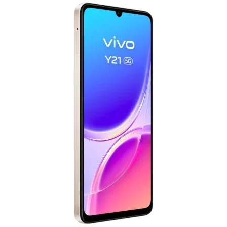 Vivo Y21 Smartphone 5G 4GB RAM 256GB 6.74 Pulgadas Batería 6500mAh Carga Rápida 44W Dual SIM Android 16 Color Oro