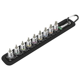 Wera Belt A 3 TORX HF Zyklop Juego de Puntas de Vaso Torx 1/4