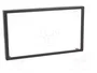 4CARMEDIA Bastidor de montaje de radio 2 DIN 110x188,5mm