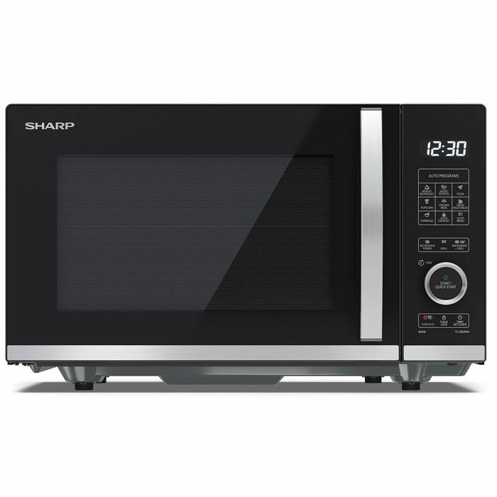 Sharp YC-QG204AE-B Microondas Digital con Grill de 800W y 20 Litros Sharp YC-QG204AE-B Microondas Digital con Grill de 800W y 20 Litros