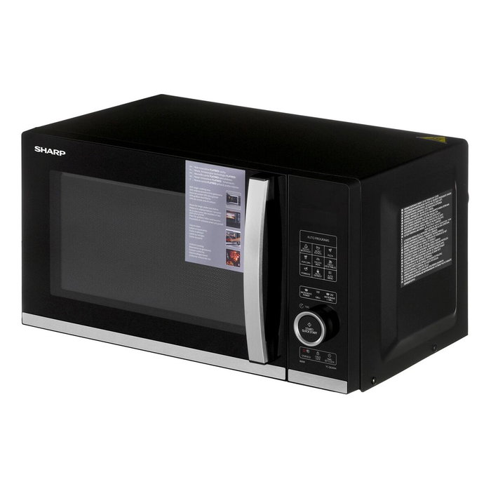 Sharp YC-QG204AE-B Microondas Digital con Grill de 800W y 20 Litros Sharp YC-QG204AE-B Microondas Digital con Grill de 800W y 20 Litros