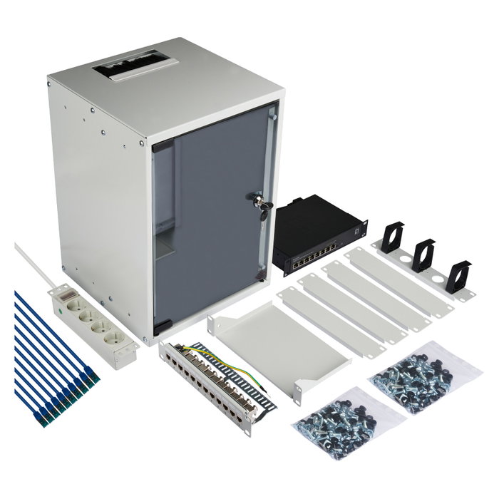 EFB Elektronik WGB-1009GR.30-SET1 Bastidor de pared 9U Gris EFB Elektronik WGB-1009GR.30-SET1 Bastidor de pared 9U Gris