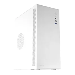 Tacens NOVAX Caja Minitorre PC Blanco MicroATX/Mini-ITX con Estructura Metálica, Ventilador 80mm, USB 3.0, para HDD y SSD, Soportes de Gráfica hasta 250mm