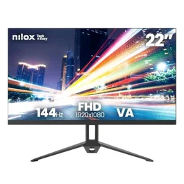 Nilox Monitor de 22 pulgadas VA 144 Hz con VGA y HDMI